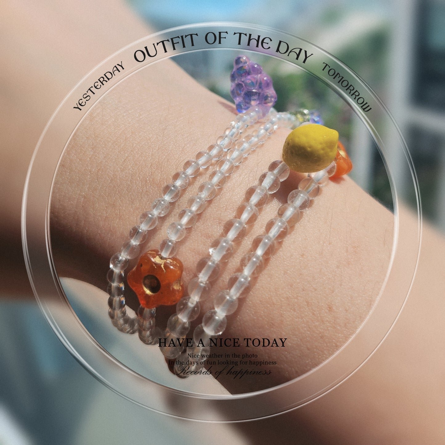 Natural Crystal Bracelet