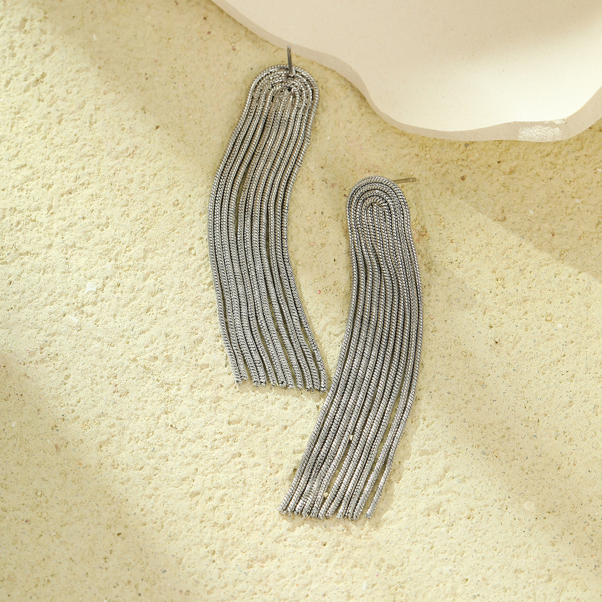 18K Gold Fringe Earrings