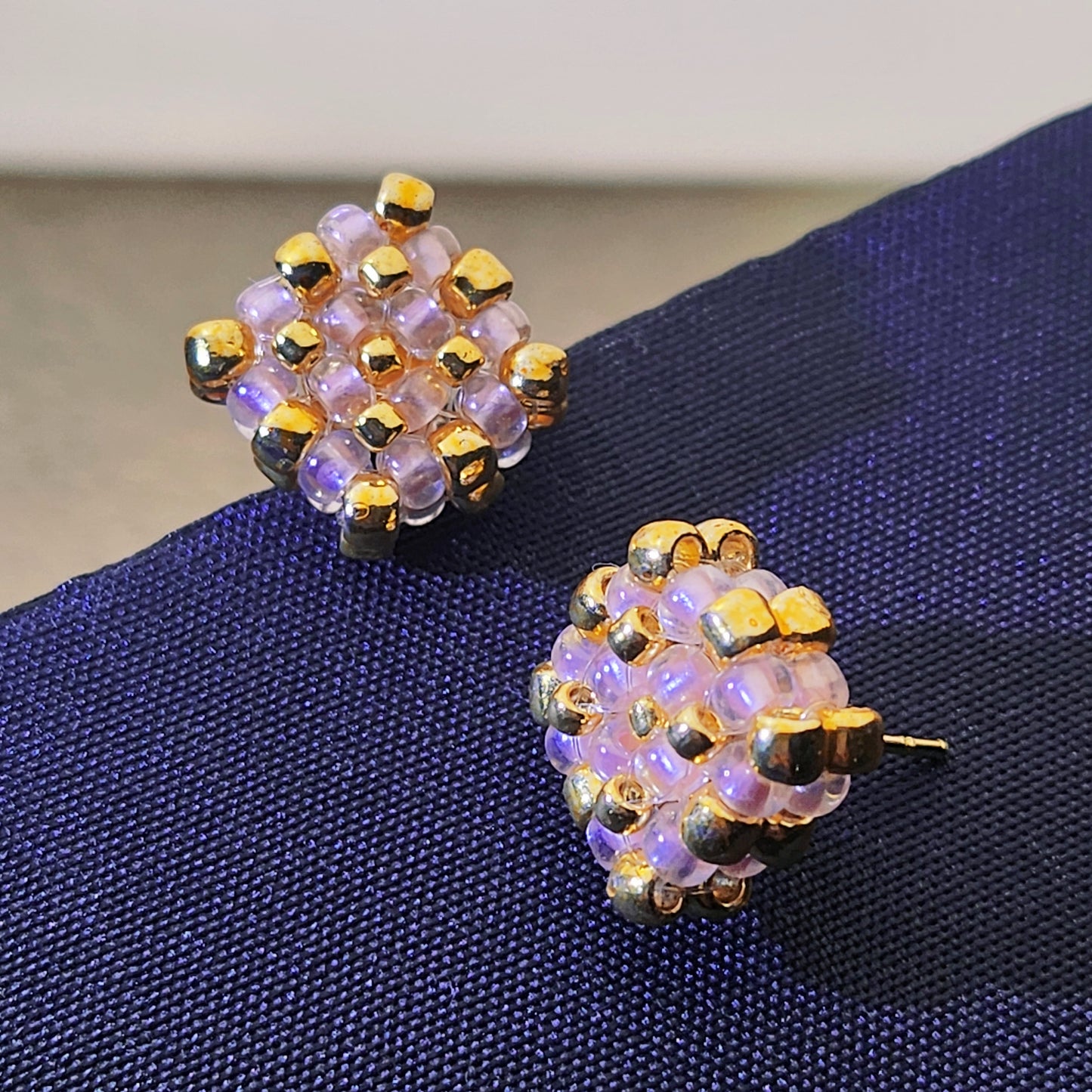 Chanel-Style Elegant Stud Earring and Ring Set(Made to Order)