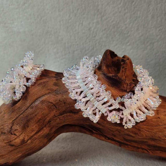 Unique Handmade Beaded Bracelet & Ring - Customizable for Your Wrist